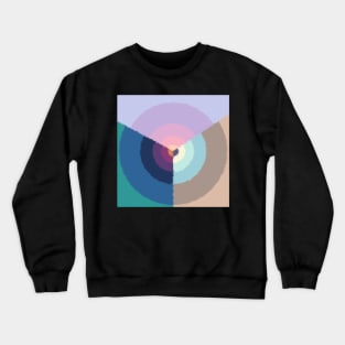 Abstract Circle In Various Cute Colors Crewneck Sweatshirt